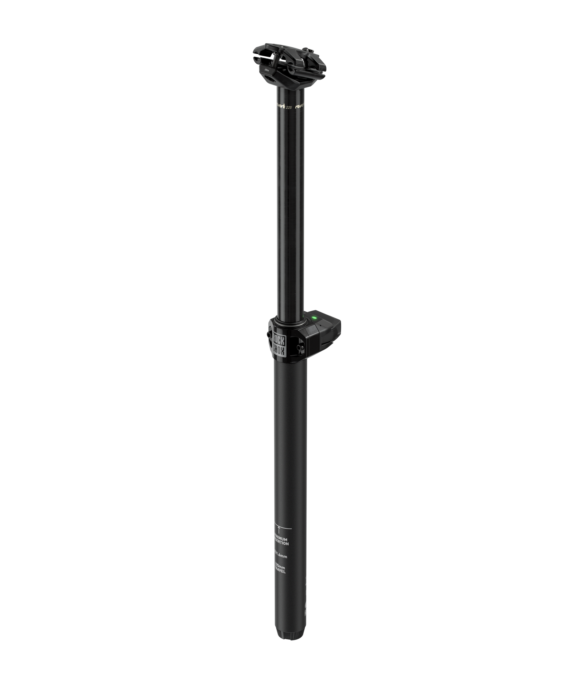パーツ RockShox Reverb axs 125 travel 31.6 RockShox Reverb AXS Dropper Seatpost (Black) (34.9mm) (390mm