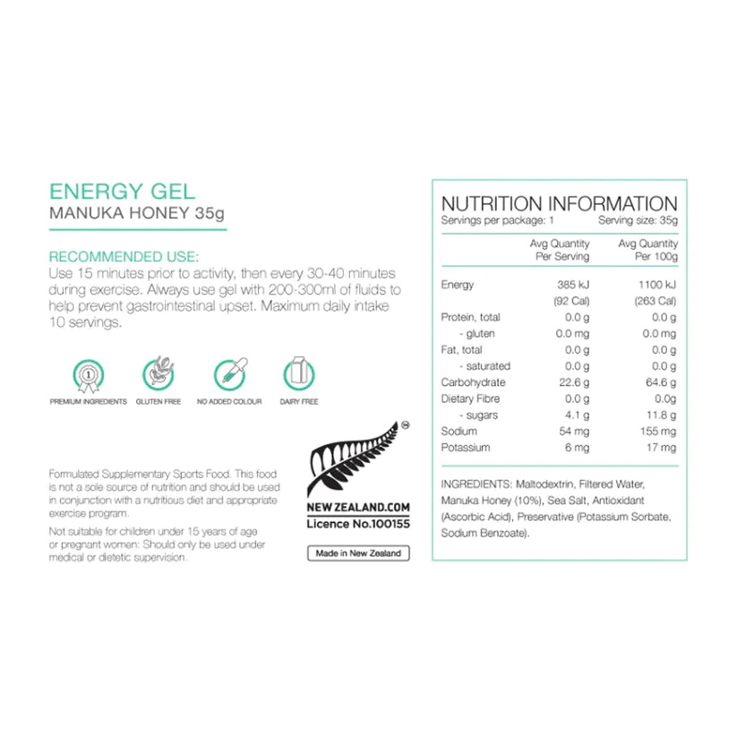 PURE ENERGY GEL 35G