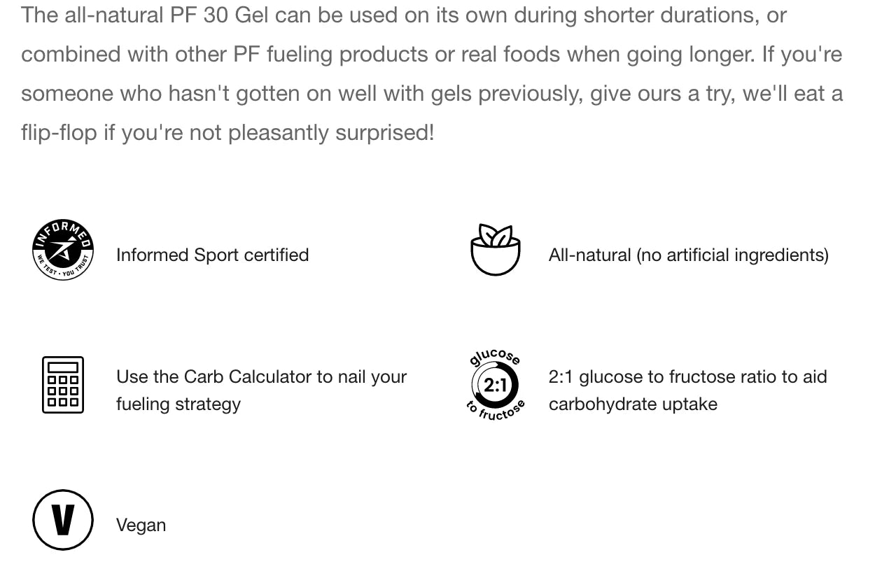 PRECISION FUEL & HYDRATION PF30 GEL