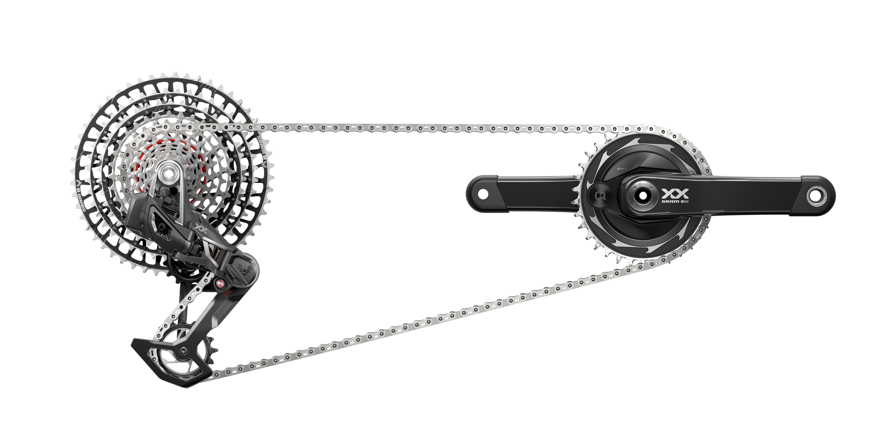 SRAM XX SL EAGLE T-TYPE AXS GROUPSET WITH POWER METER